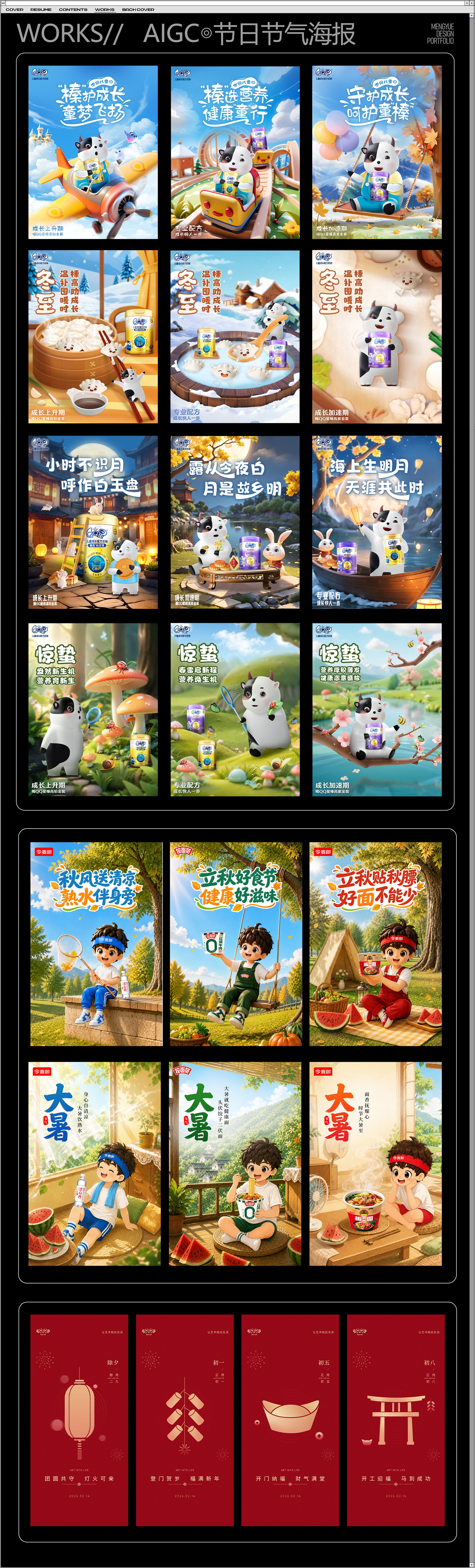 AIGC 节日节气海报